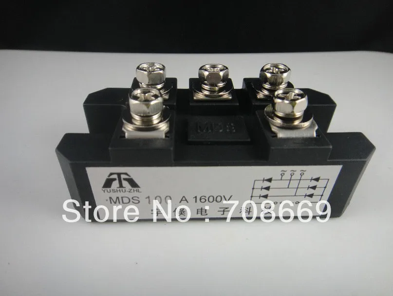 

MDS100A 3-Phase Diode Bridge Rectifier 100A Amp 1600V