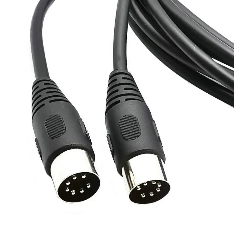 7 Pin Din Midi кабель 7PIN DIN папа контроллер интерфейсный 1 м 5 3 м|Компьютерные кабели и