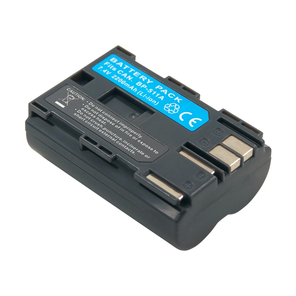 BP511A BP-511 BP-511A BP511 Перезаряжаемые Камера Батарея 7,4 V литий-ионный аккумулятор для цифровой однообъективной зеркальной камеры Canon EOS 300D 5D 20D 30D 50D 40D 10D PowerShot G1 pro1