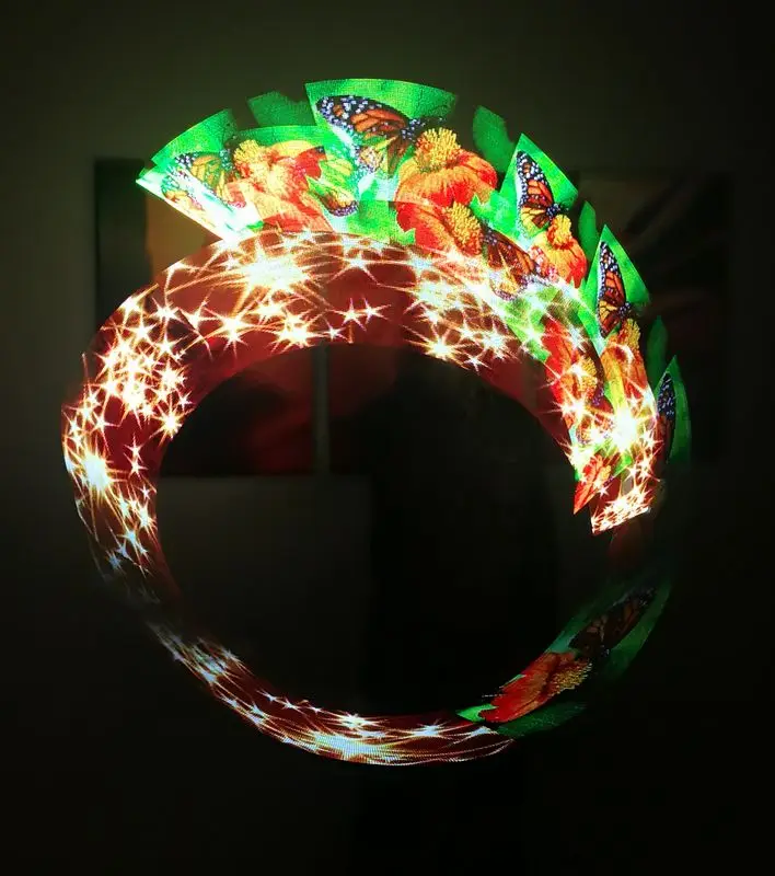 LED poi бар 2 палочки. High densi 80 пикселей 30 см 24 фотографии Ультра высокая прочность