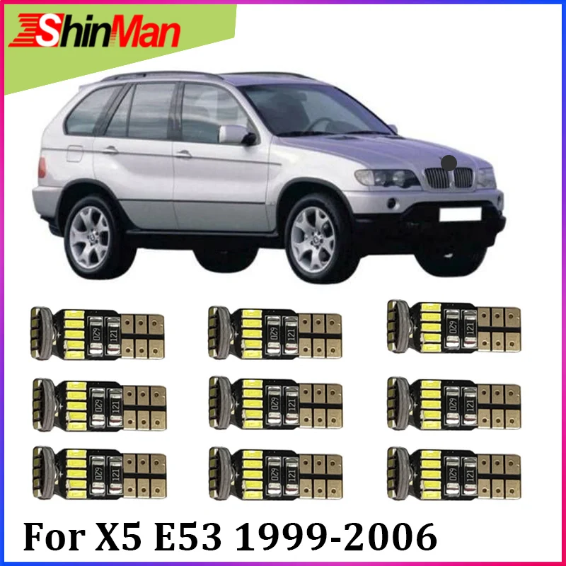 ShinMan19X светодиодная автомобильная лампа подсветка для салона автомобиля BMW X5 E53