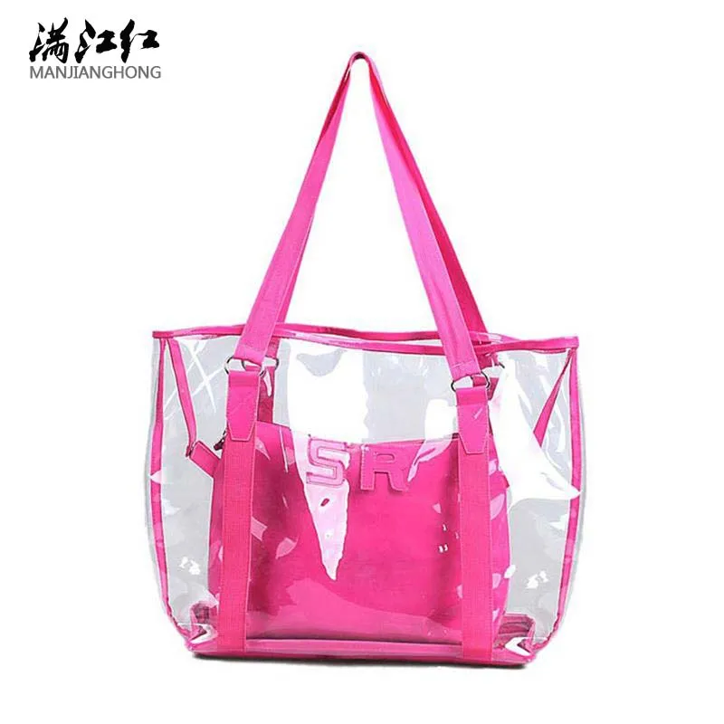 Новый Мода 2017 г. Для женщин желейные конфеты прозрачный ПВХ сумка Сумки на плечо