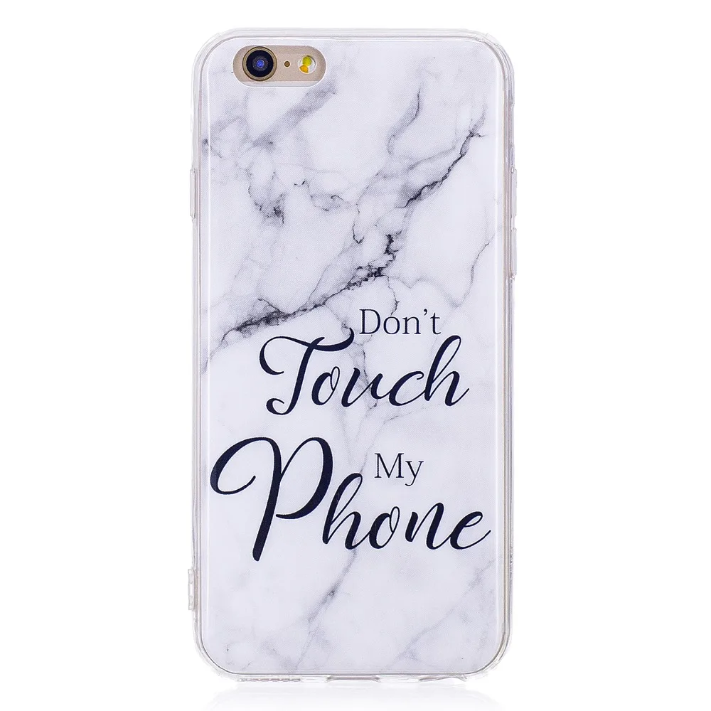 Роскошный Мраморный чехол для iPhone 8 7 Plus 6 6S 5 5S 5C SE Coque Мягкий силиконовый из ТПУ Capas