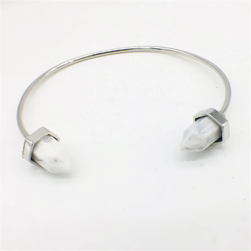 Новый модный стиль натуральный камень браслеты для женщин boho Открытый браслет