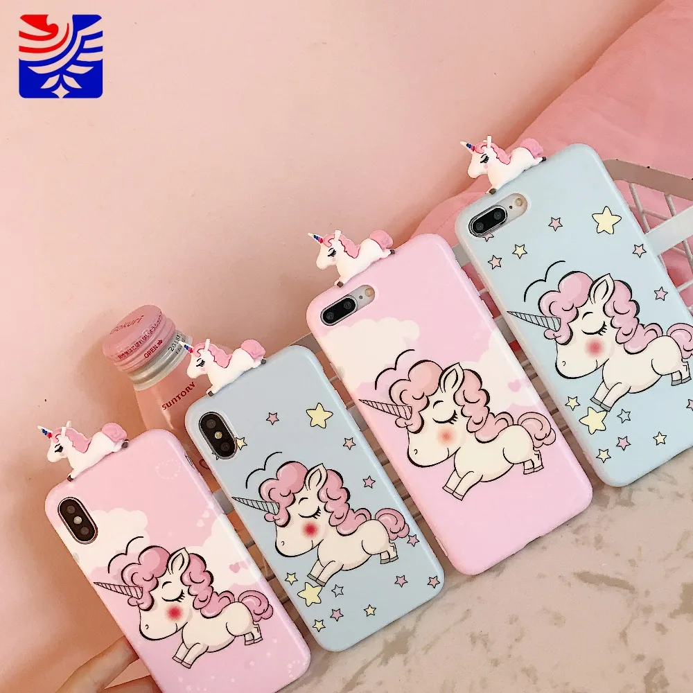 Модный милый чехол с единорогом мечты чистой любви для IPhone 6 6s 7 8 Plus Iphone X Max Phone