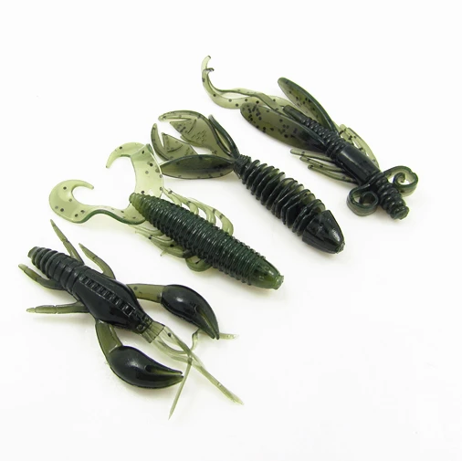 20 шт. мягкий рыбалка приманки карп рыболовные снасти джиг воблер резиновые