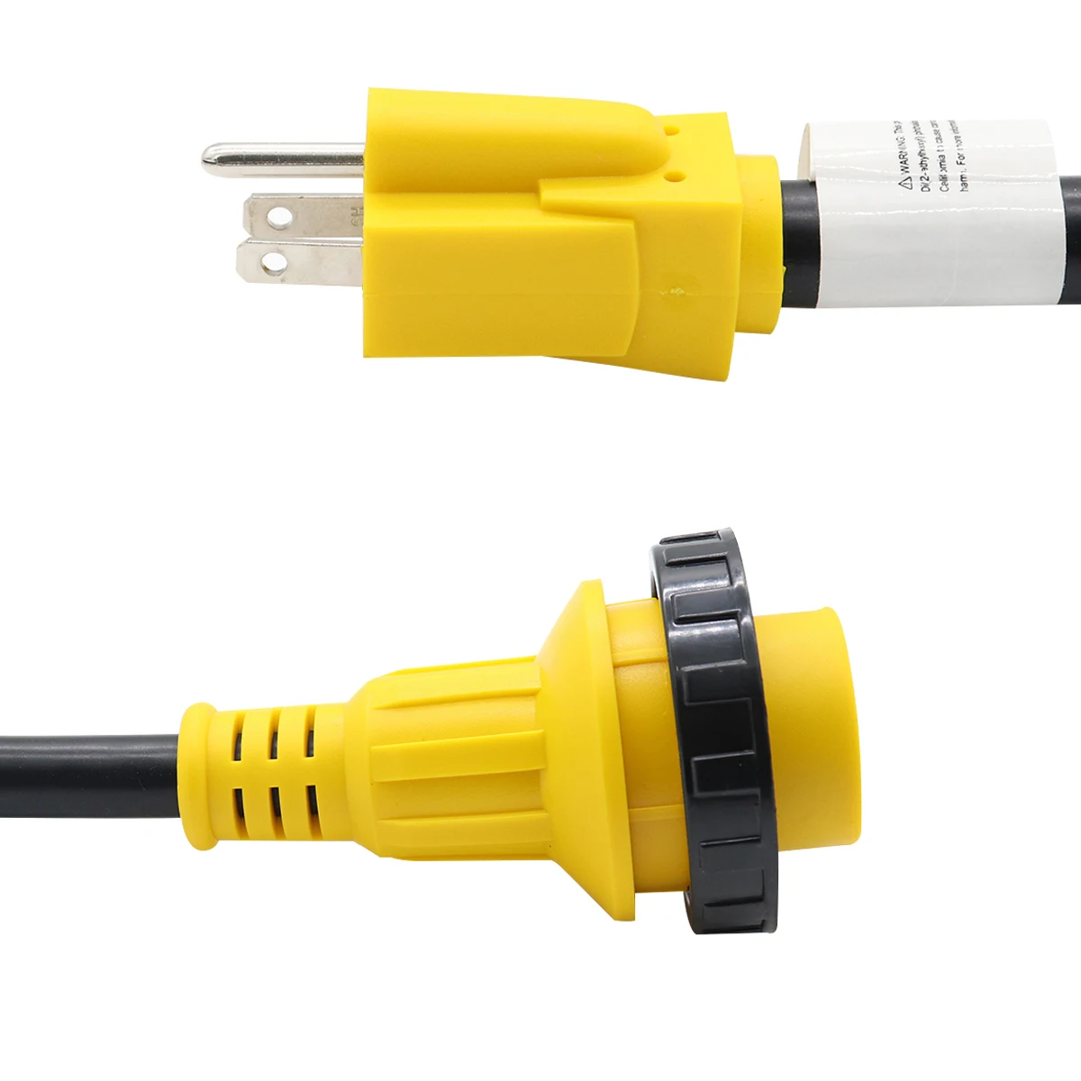 

12inch 125V RV Power Cord Generator Adapter 15 Amp Male to 30/50 Amp Lock Female Standard Connector