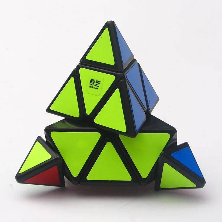 Qiyi Cube Mofangge 3x3x3 Пирамида магический куб профессиональные Волшебные кубики Пазлы скорость Cubo красочные Развивающие игрушки для детей
