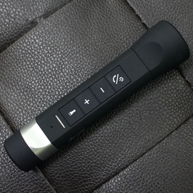 5 в 1 портативный светодиодный фонарик с Bluetooth динамиком USB зарядное устройство Внешний аккумулятор 2200 мАч фонарь для велосипеда Bluetooth динамик с микрофоном - Цвет: Черный