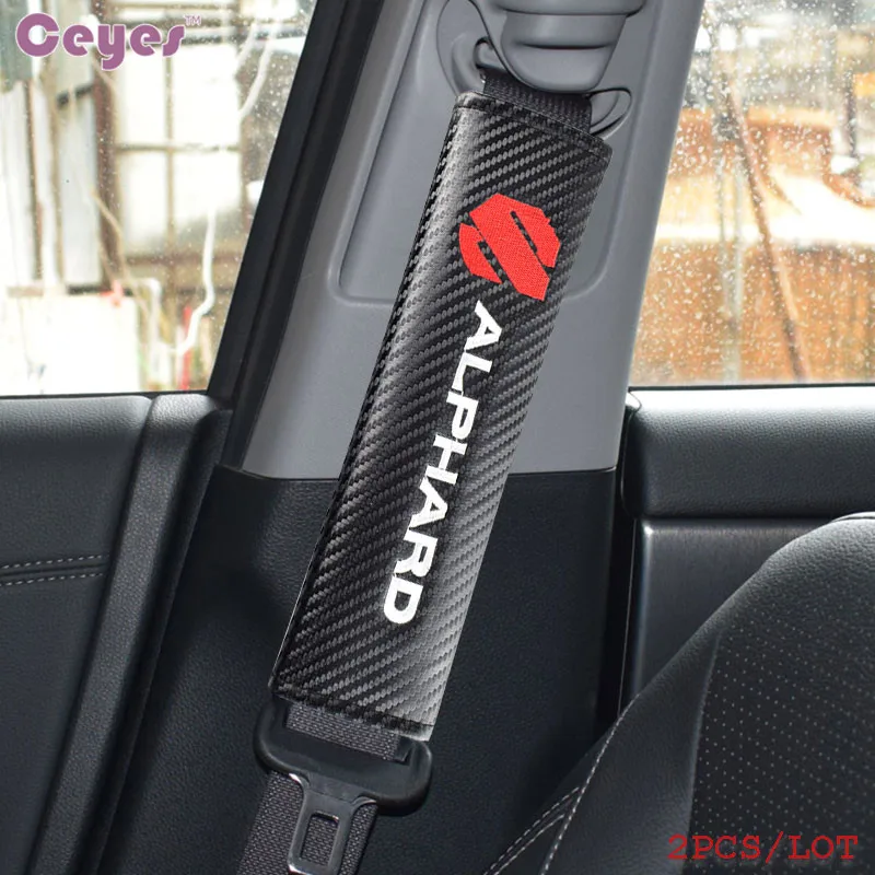 Ceyes Накладка для ремня безопасности автомобиля авто Стайлинг подходит Toyota