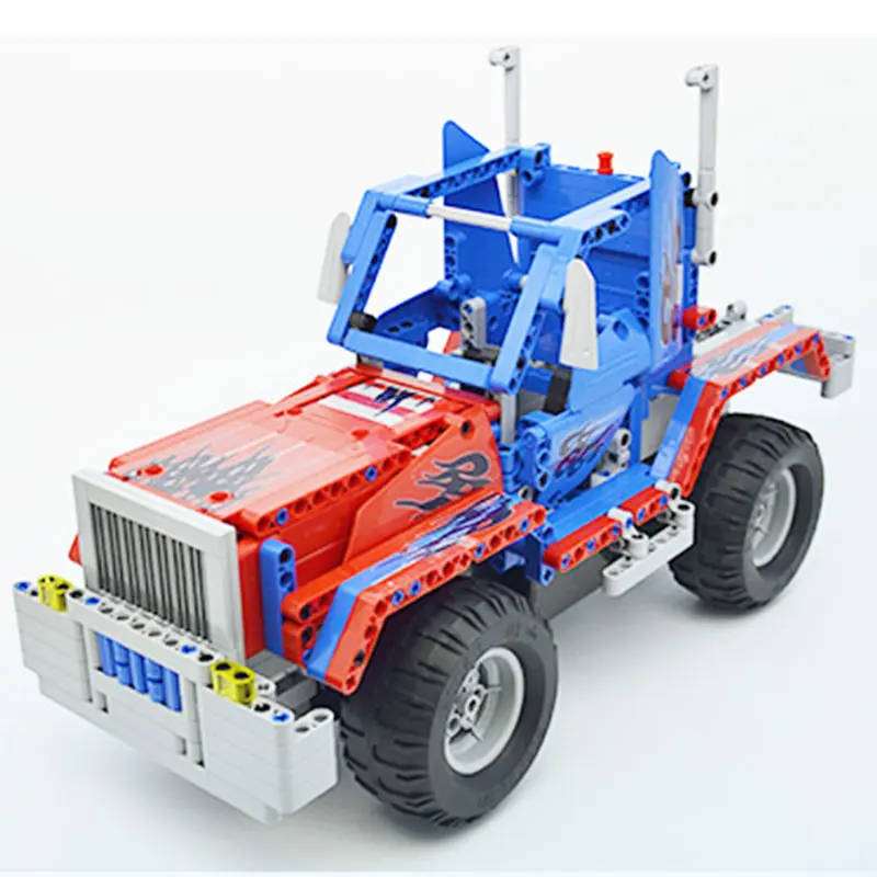 Боевой лидер RC автомобильный режим строительные блоки 2 4 ГГц бег Fuction радио