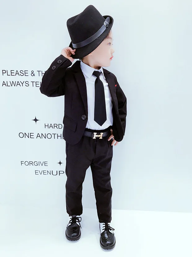 Винно красный блейзер для мальчиков 3 шт./компл. свадебные костюмы официальный