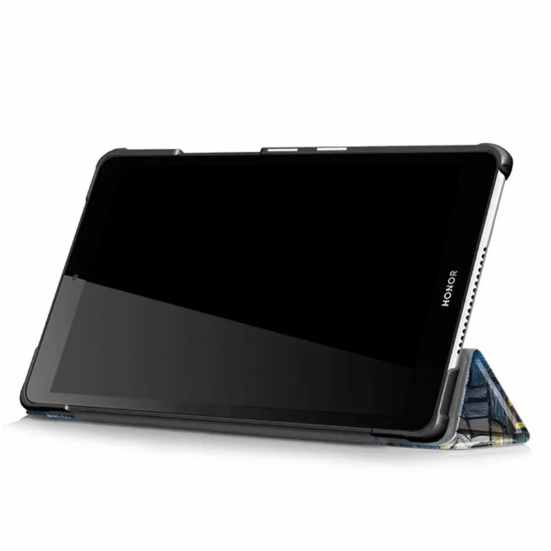 Тонкий чехол для планшетов Huawei MediaPad T5 8 дюймов модный окрашенный из искусственной