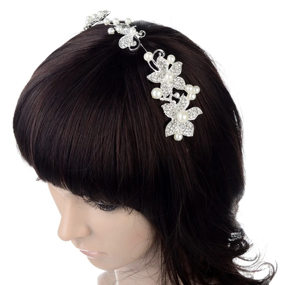 Женская повязка на голову с искусственным жемчугом|headband jewelry|bridesmaid headbandsjewelry headband