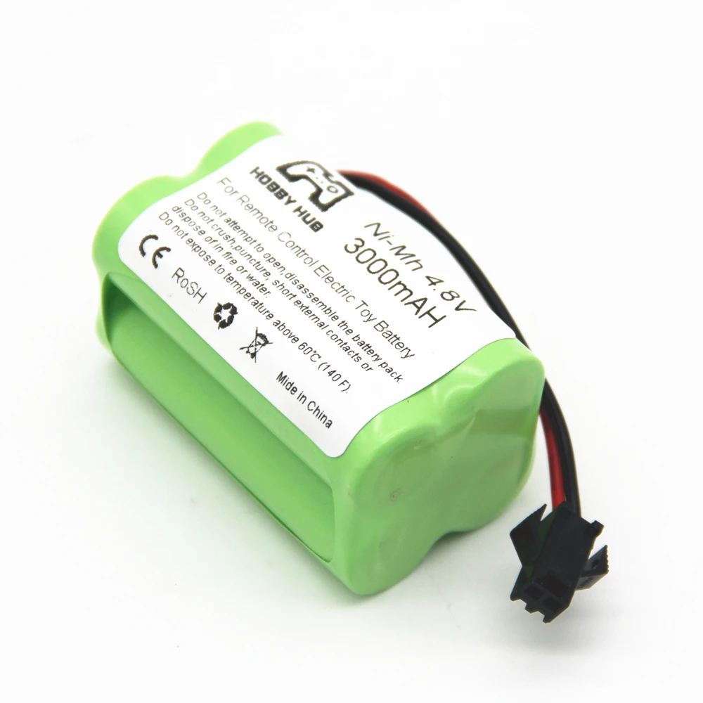 Ni-mh 4,8 V 3000mah перезаряжаемая батарея 4,8 v для радиоуправляемых автомобилей, лодок, танков, роботов, игрушка с дистанционным управлением, электрическая игрушка AA nimh 4,8 v батарея