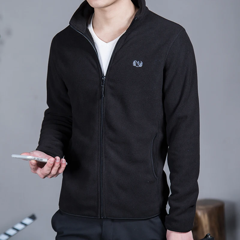 Мужская повседневная куртка на молнии модная Приталенная толстовка в Корейском