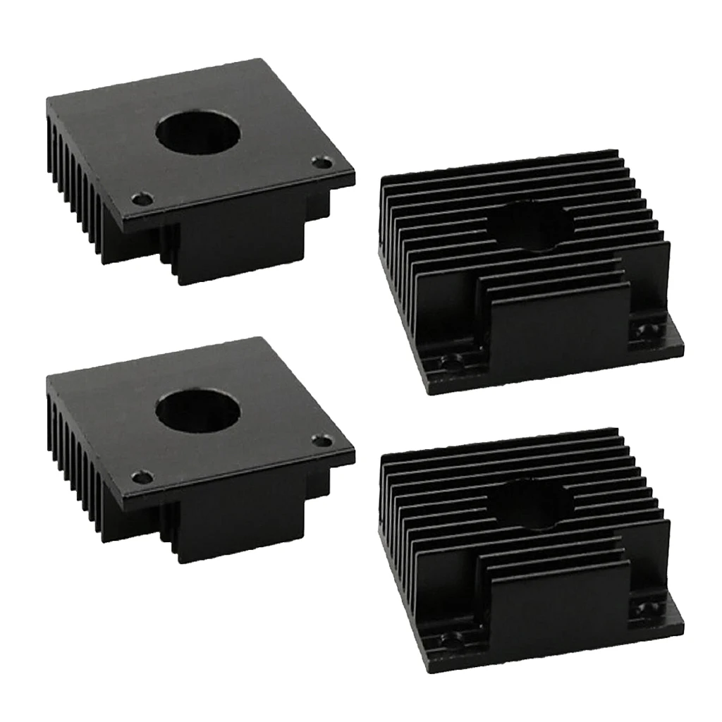 Magideal 2Pcs Extruder Heat Sink 40*40*11mm Black for 3D Printer MK7 MK8 | Компьютеры и офис