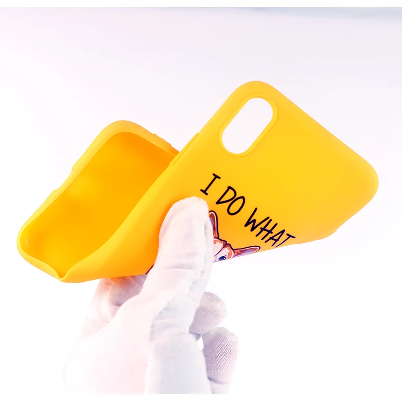 Fashion Soft Silicone Fitted Mobile Phone Cases for iPhone X XS MAX XR 6 s 7 8 Plus Case Cute Corgi Dog Back Cover Accessories |