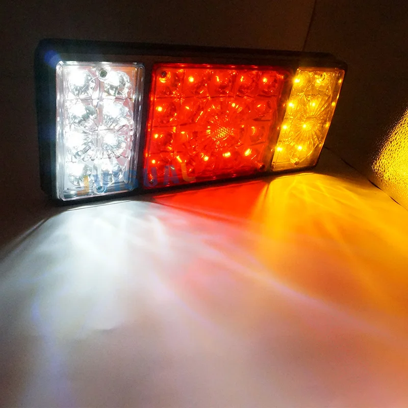 2 шт. водонепроницаемый автомобильный 8 19 20 24 30 46LED задний светильник пара Лодочный Прицеп 12 В/24 В задние части для прицепа грузовика автомобильный светильник