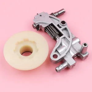 Комплект червячного редуктора масляного приводного насоса для китайской бензопилы 5200 4500 5800 52cc 45cc 58cc, запасные части