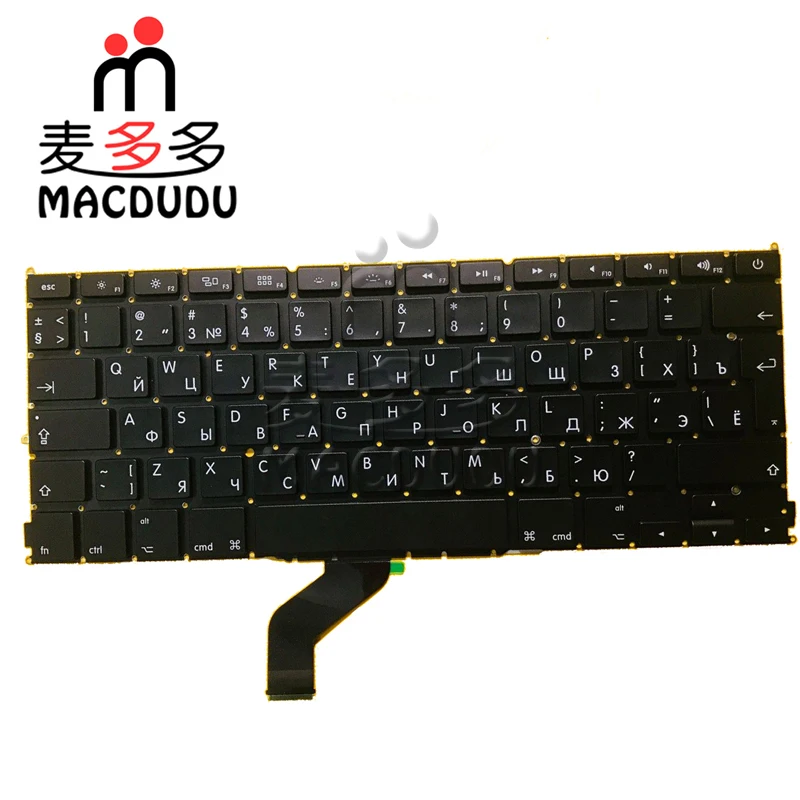 

Новая русская клавиатура для MacBook Pro Retina 13 "A1425 2012 г.