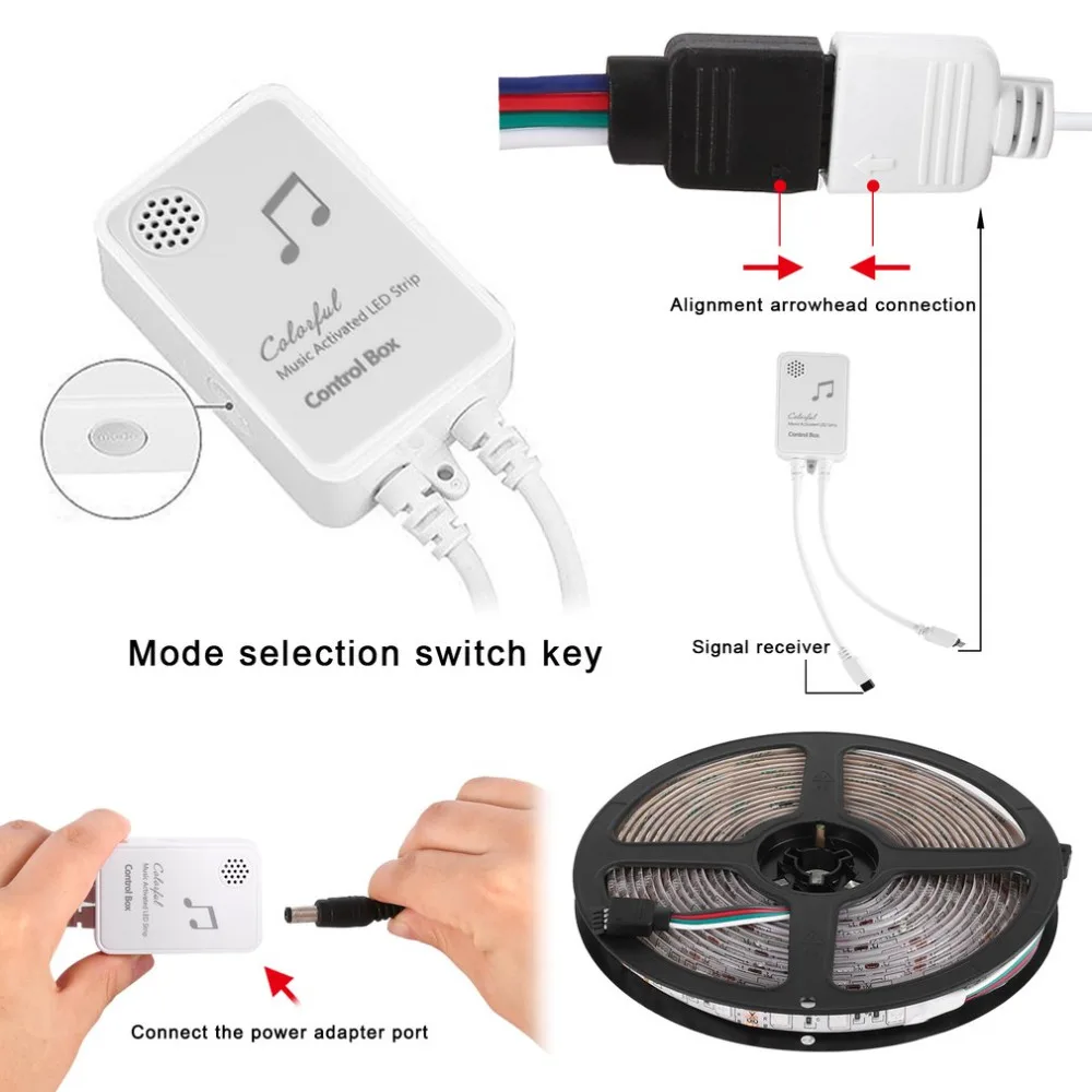 Мини и Портативный RGB светодиодный контроллер 17 клавиш RF Беспроводной пульт