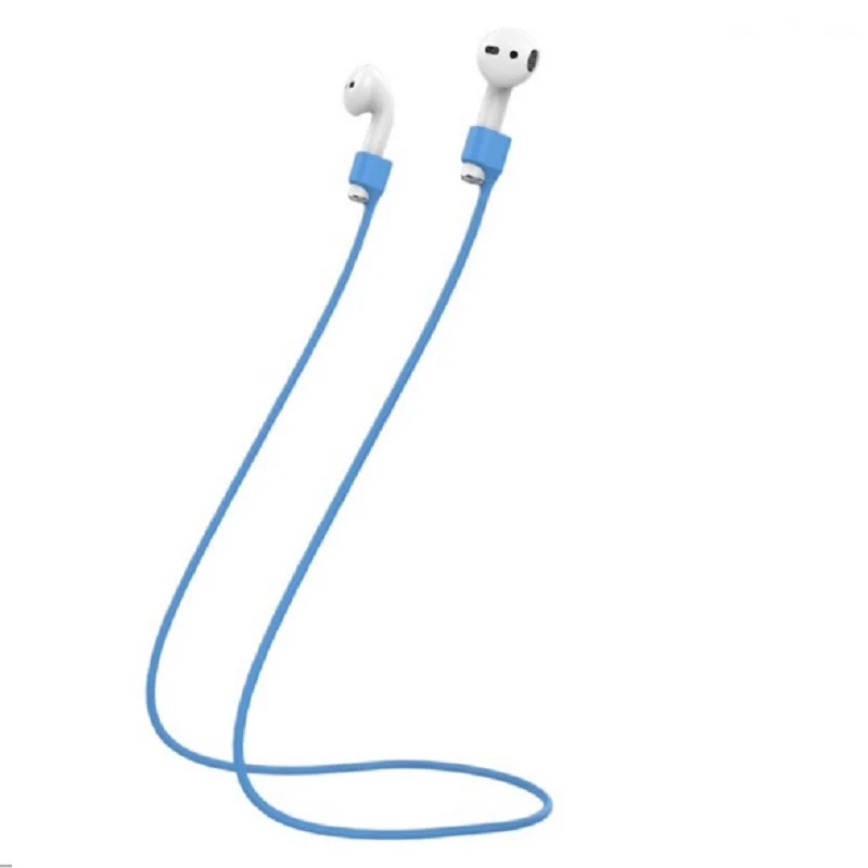 Силиконовые Беспроводной Bluetooth наушники ремешок для Apple Airpods шнурок с петельками