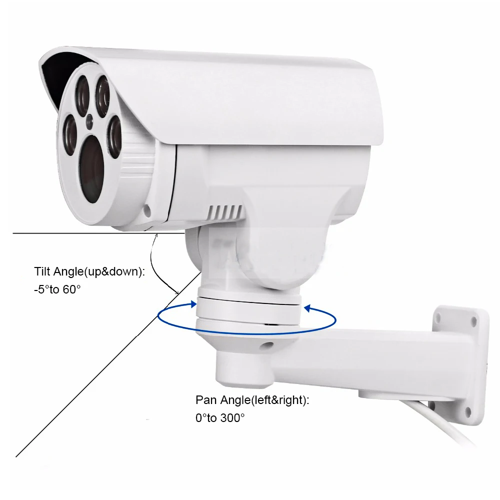 Full 2 мегапиксельная 5 10X оптическая зум AHD мини PTZ камера CCTV 50 м ИК
