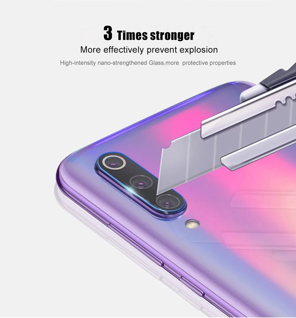 Hacrin стекло для Xiaomi Mi 9 Lite закаленное стекло объектив камеры ультра тонкий Анти-взрыв протектор экрана пленка для Xiaomi Mi 9 SE