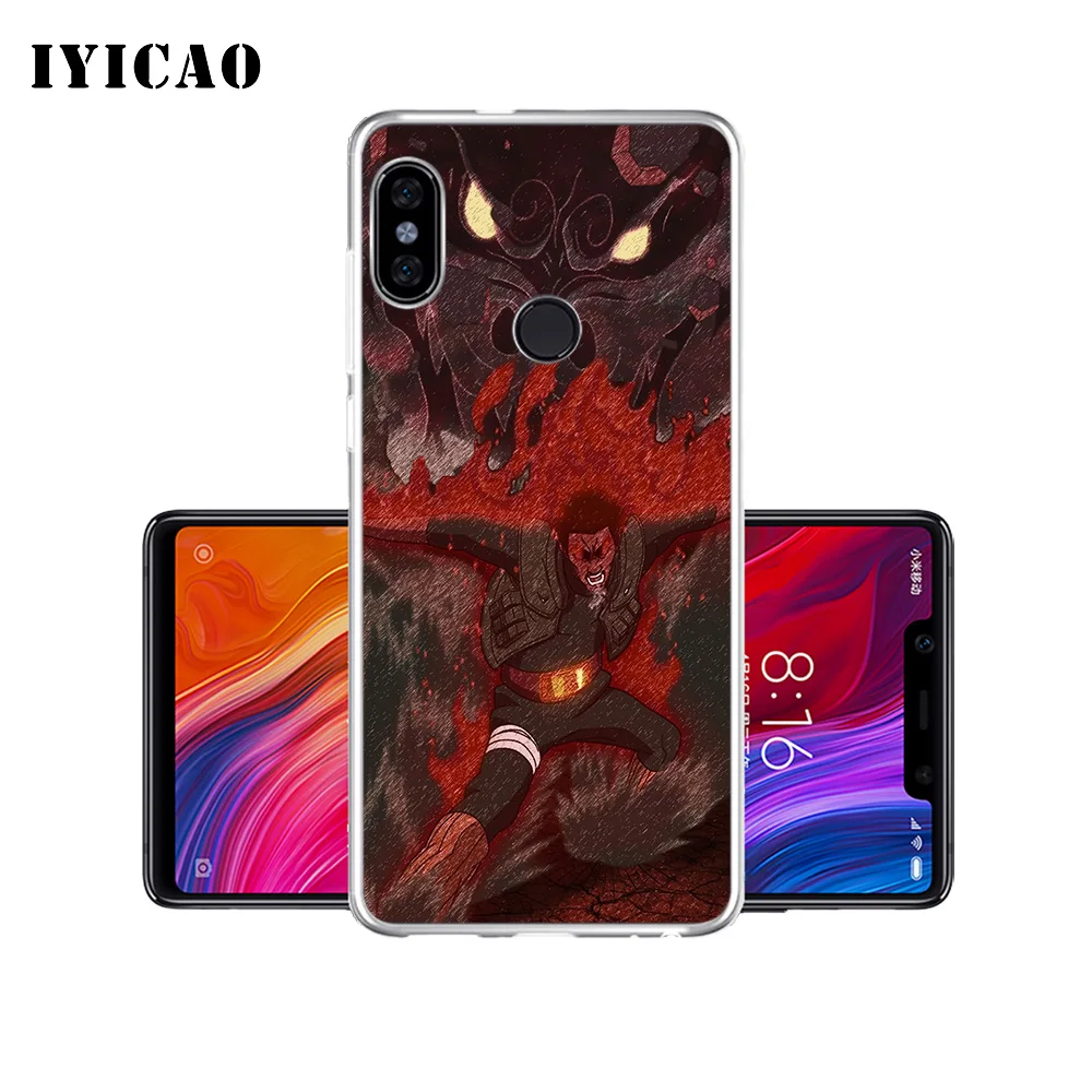 IYICAO Naruto Kakashi Guy Мягкий силиконовый чехол для телефона Xiaomi Mi 9 8 SE 6 A1 A2 Lite F1 MIX2S MIX3 TPU