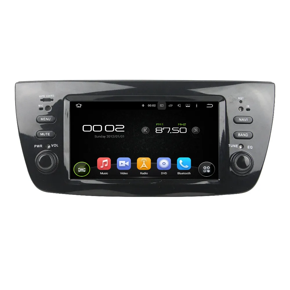 Android 5.1 Quad Core 6.2" Car Radio DVD GPS for Fiat DOBLO 2010 2011 2012 2013 2014 With 3G WIFI Bluetooth TV USB Mirror link |