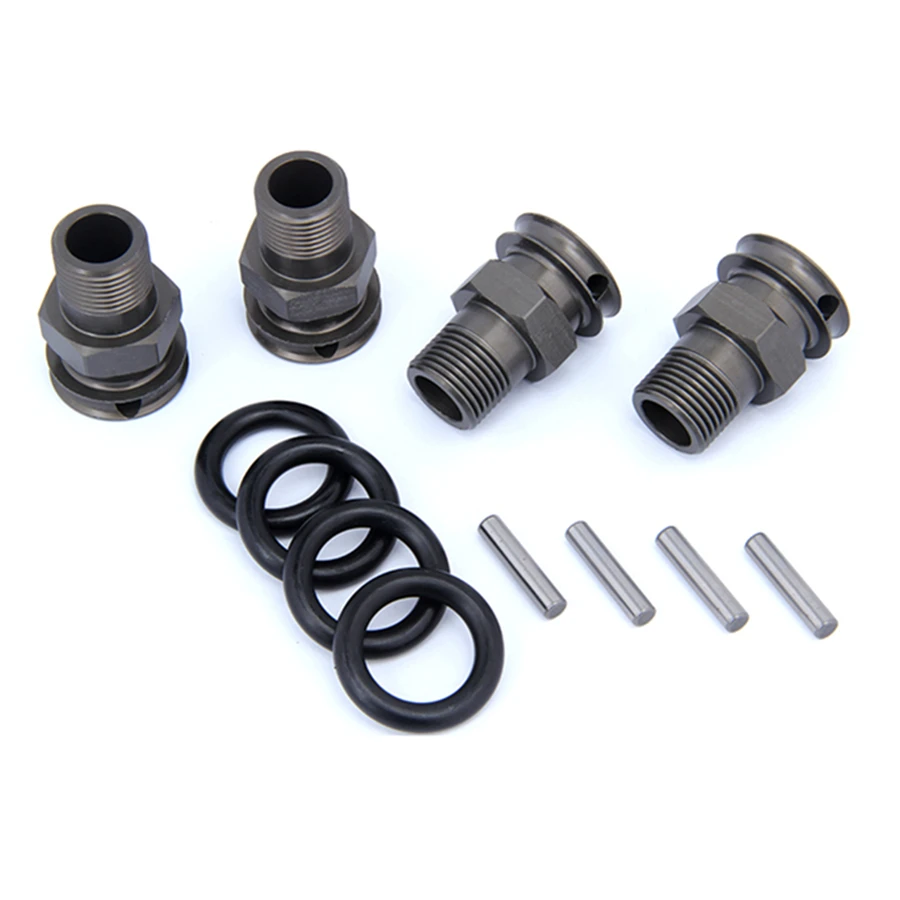 

4Pcs RC Car Spare Parts Metal Tires Adapter Set Fit For 1/5 RC Toys Truck LOSI 5IVE-T ROVAN LT