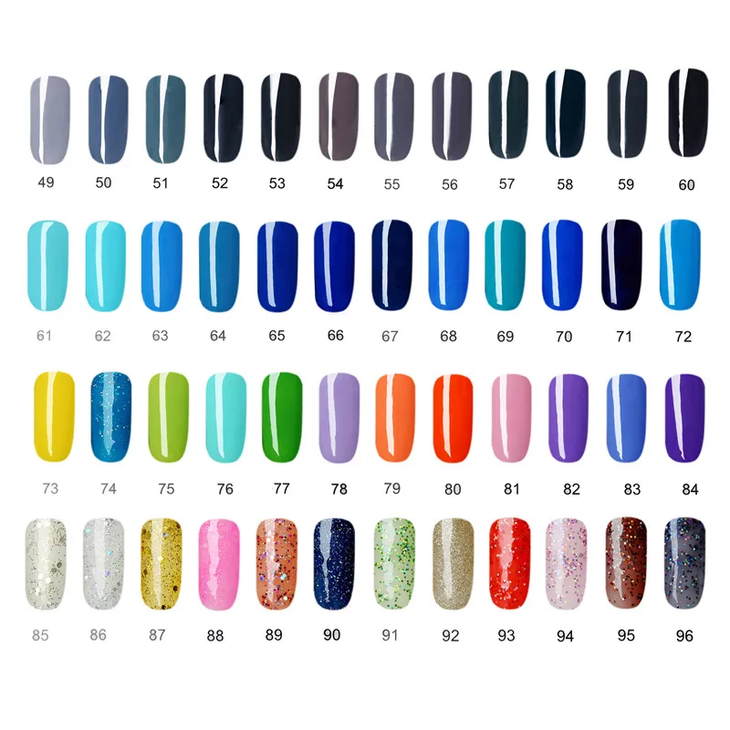 96 шт. 8 мл УФ гель лак для ногтей VEAMOR великолепный цвет Гель-лак полуперманентный