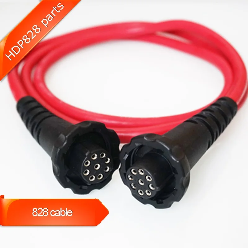 828 cable HDP828 электрические секаторы запасные части, батарея, кабель, лезвия, концевой выключатель, пылезащитная крышка, пружина, двигатель - Цвет: 828 cable