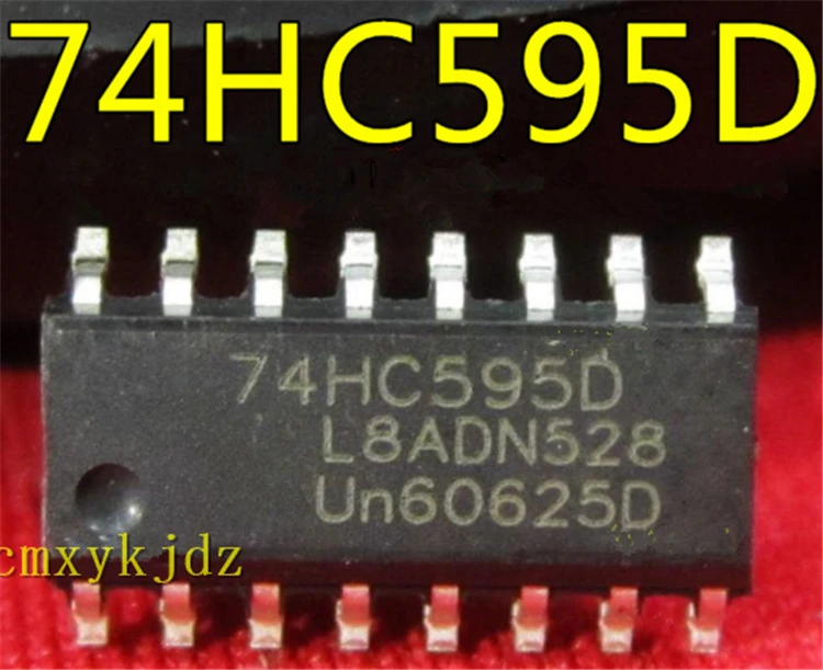 1 шт./лот 74HC595 74HC595D SN74HC595N 74HC595N лапками углублением SOP 16/DIP 16 новый оригинальный