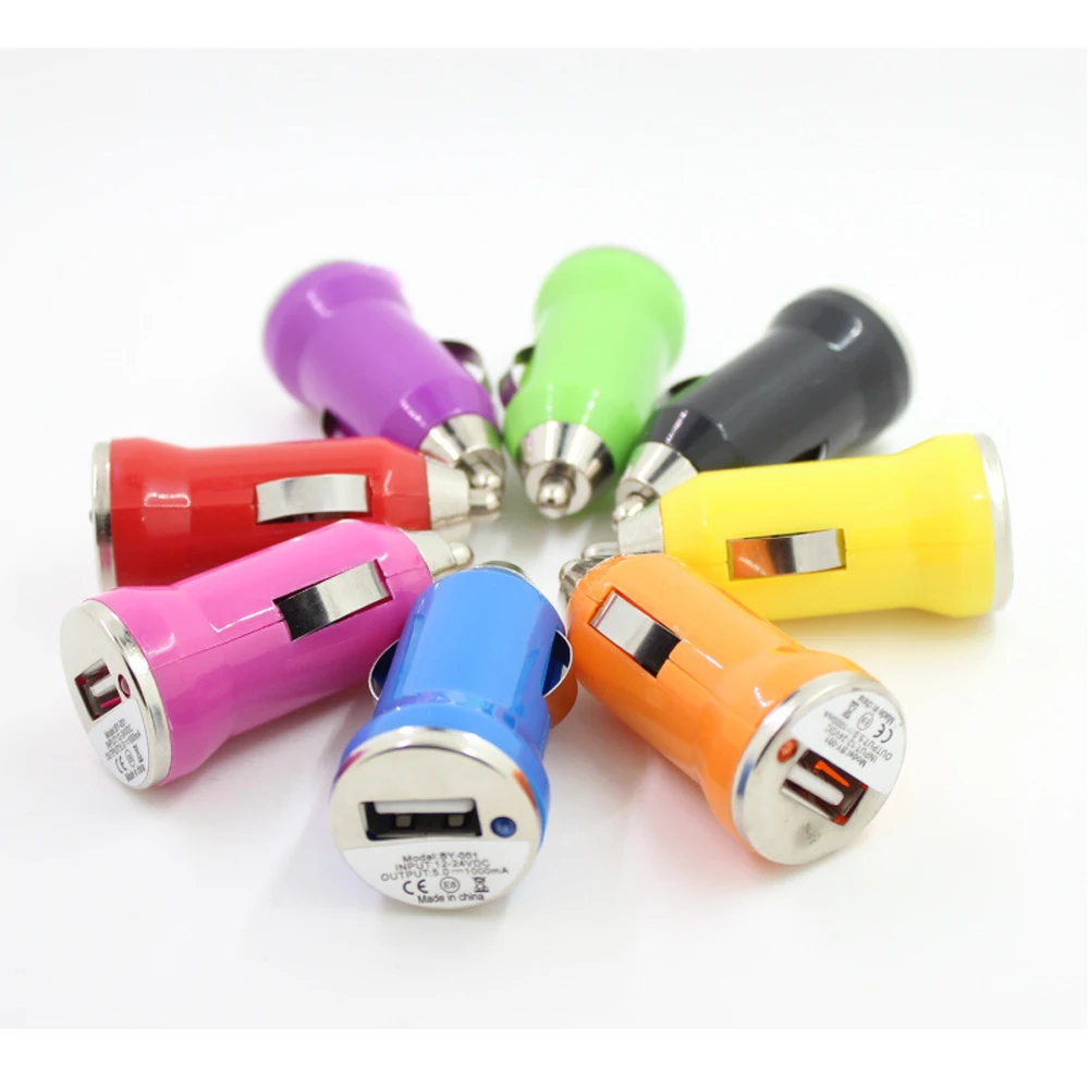USB Автомобильное зарядное устройство для iPhone xs Samsung Xiaomi Mini Быстрая зарядка