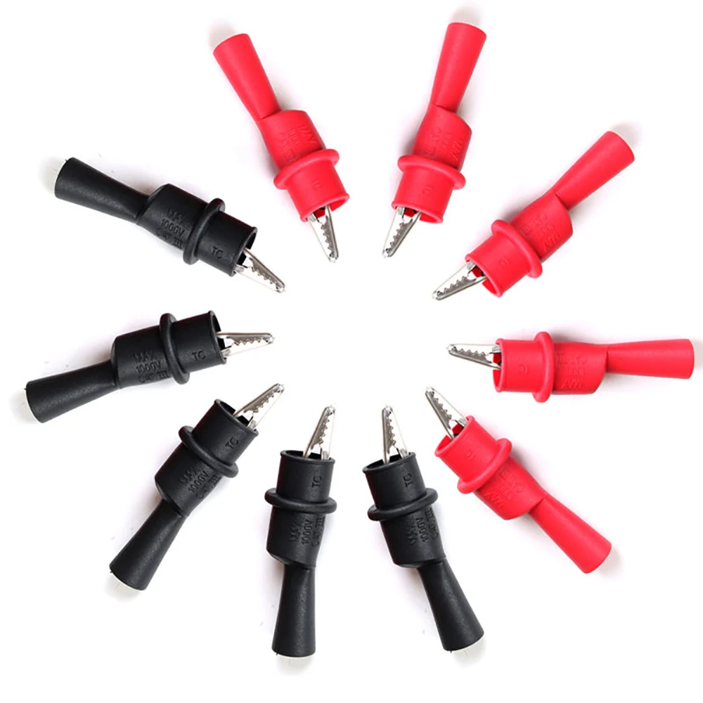 

For Digital Multimeter Pen Accessories Alligator Clip Test Clip Sheath Clamp Power Clip Feelers For Tester