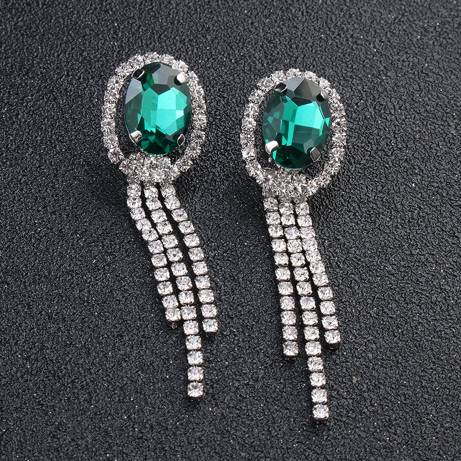 Ожерелье и подвески женские Miallo из сплава с зеленым Цирконом