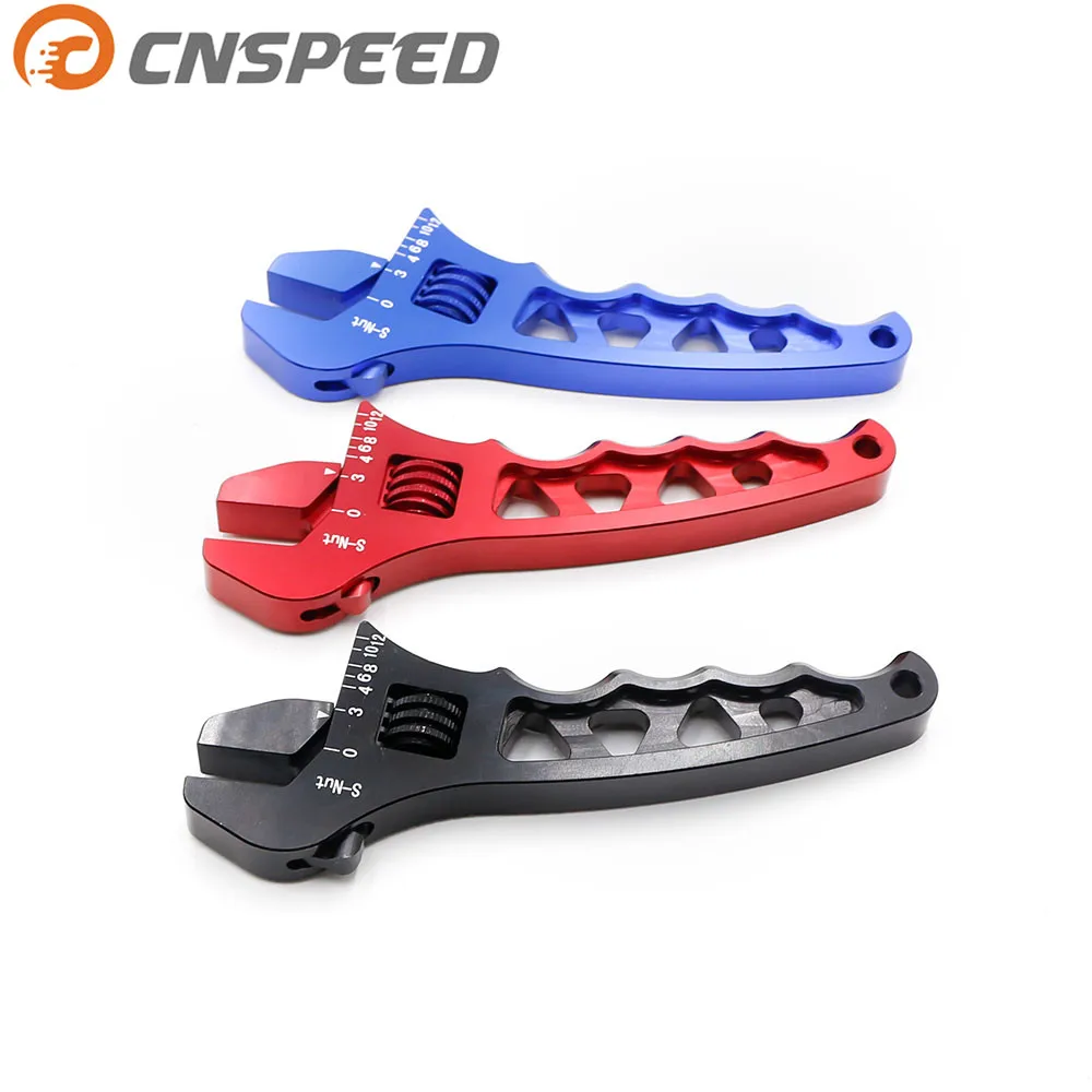 CNSPEED Adjustable AN Aluminum WRENCH HOSE Fitting tool aluminum spanner AN3-AN12 tools YC100723 |