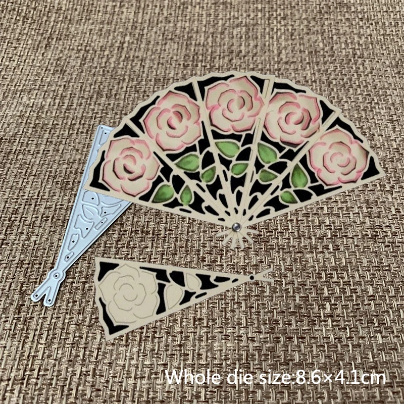 XLDesign ремесло резки металла Die новый цветок розы вентилятор Скрапбукинг альбом