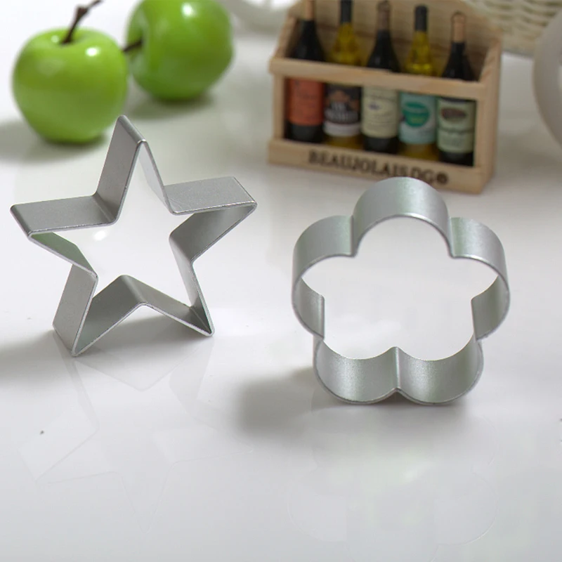 Рождественская алюминиевая форма для печенья 7 шт./лот помадки сделай сам резаки