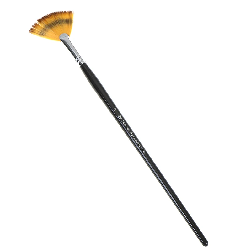 

1pc Multifunctional Pen Fine Hand Fan Shape Painting Pen Artist Oil Painting Brushes Art For Supplies Stationery