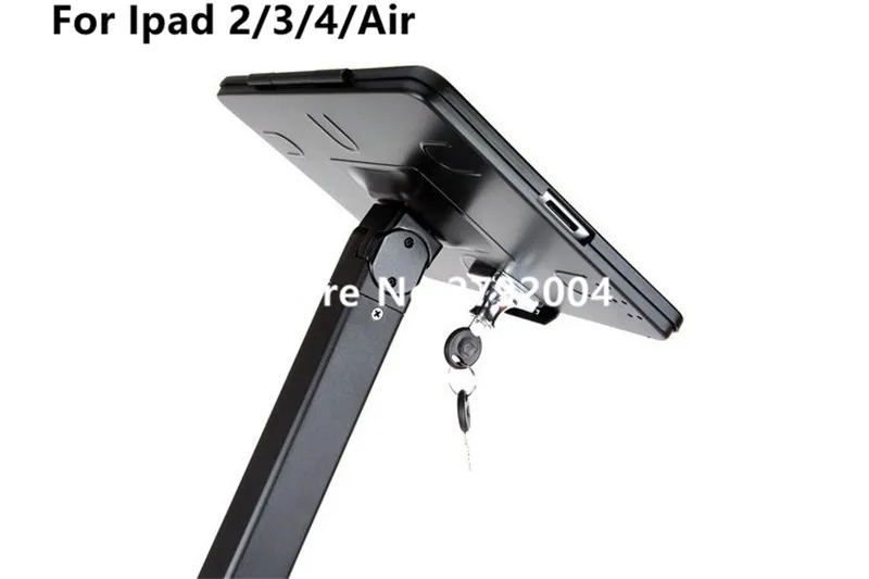 Для iPad 2/3/4/air/pro 9 7 дюймов пол замок стенд безопасный демонстрационный киоск
