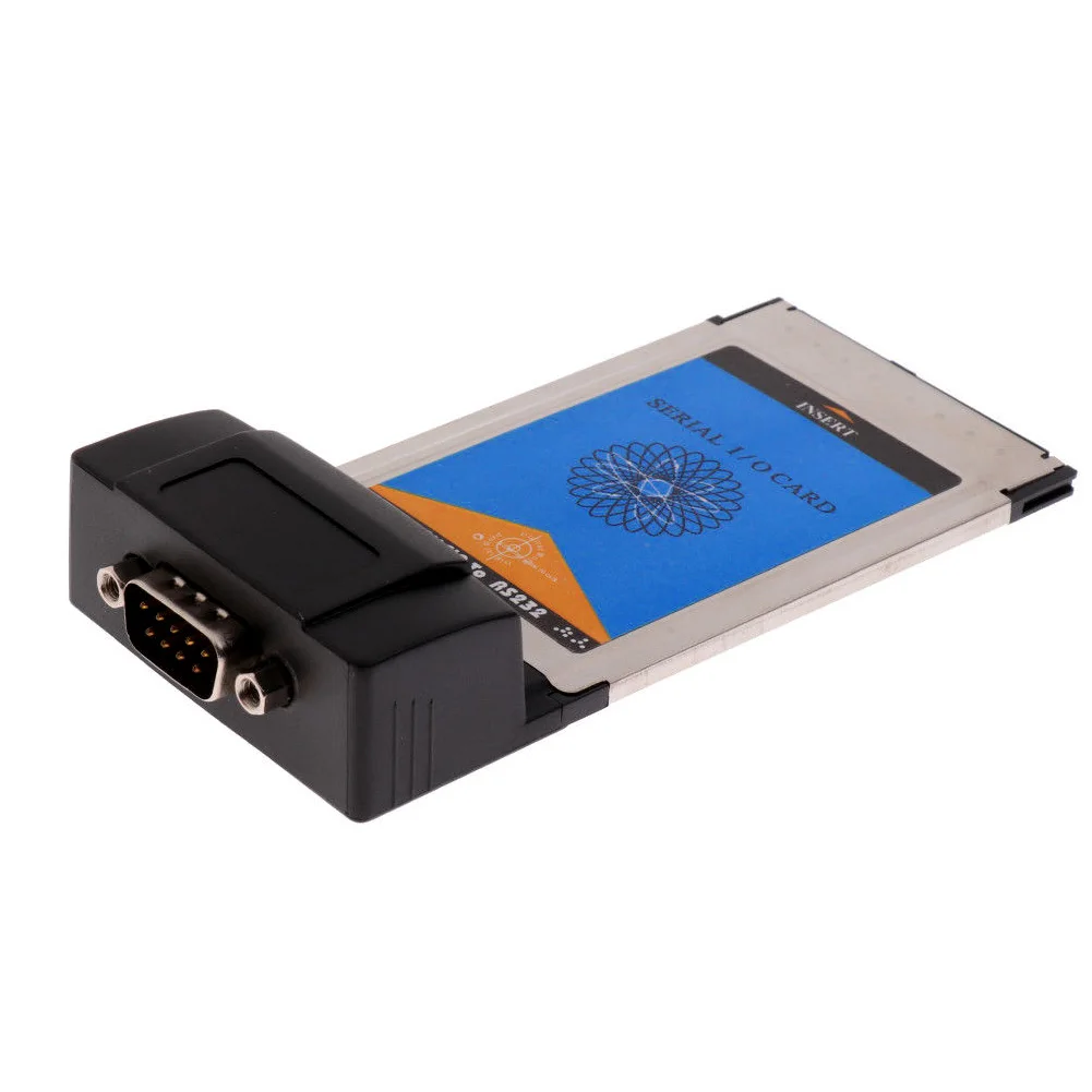 PCMCIA к RS232 последовательный I/O DB9 USB порт Cardbus карты конвертер для ноутбука
