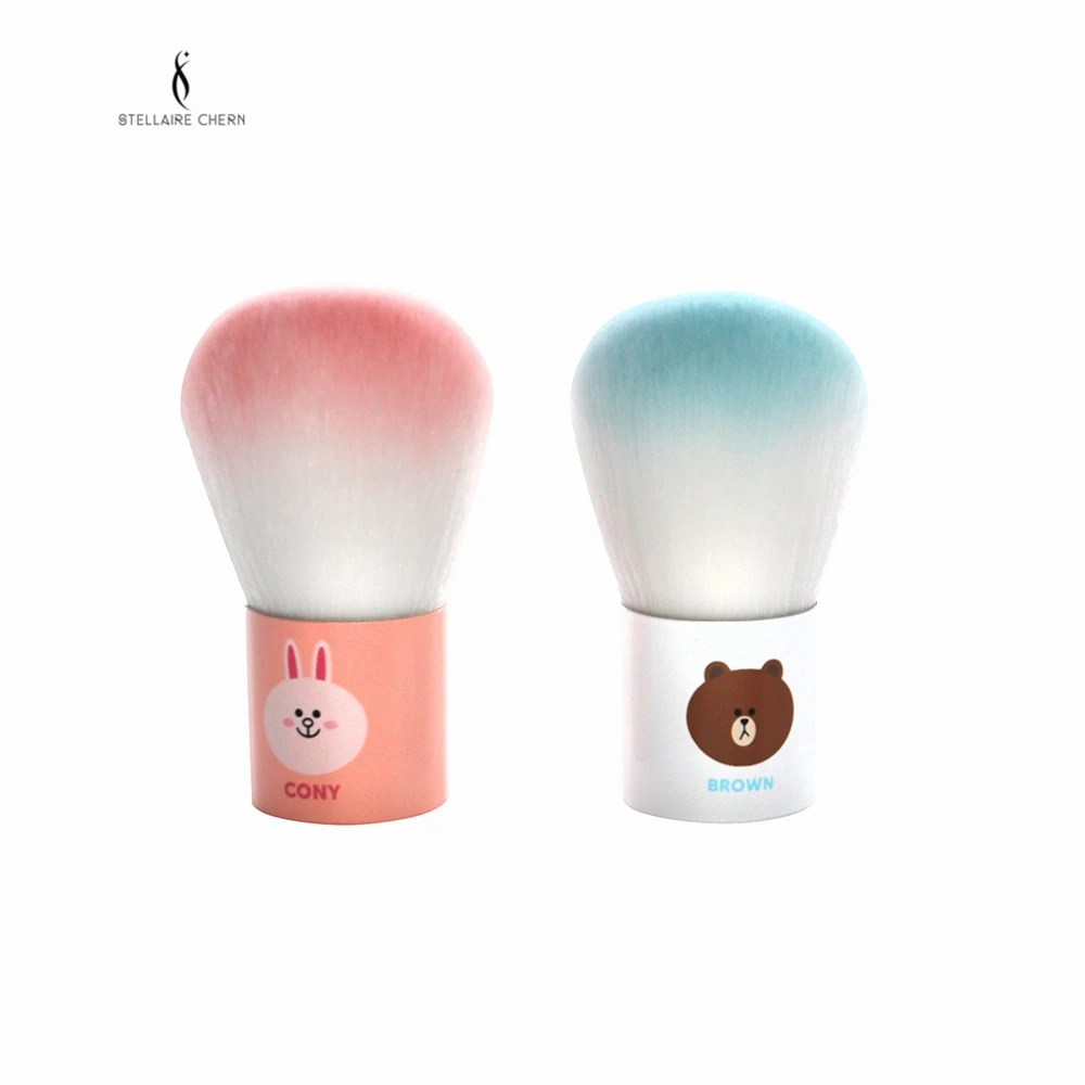 SC мультфильм коричневый конь кисть для пудры макияжа Кисти основа под макияж