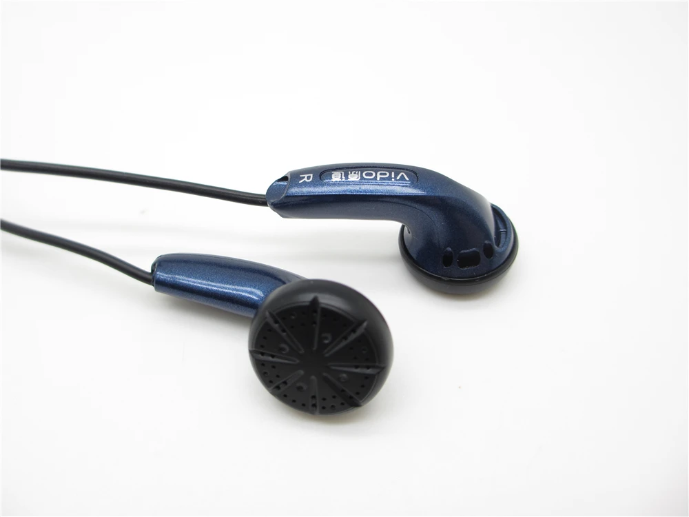 Vido Earbud In Ear наушник динамическая плоская головка штекер гарнитура бас HIFI бас|headset