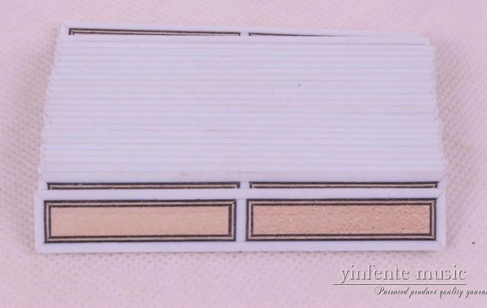 

New 20pcs Classical Guitar Bridge inlay PVC inlay wood High Quality parts #14