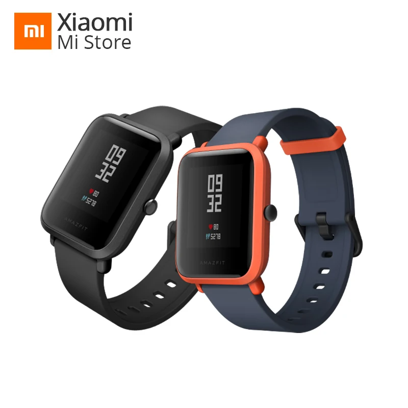 Глобальная версия Xiaomi Amazfit Smart Watch Youth Edition Bip BIT PACE Lite ultra-light 1 28 &quotэкран водостойкий