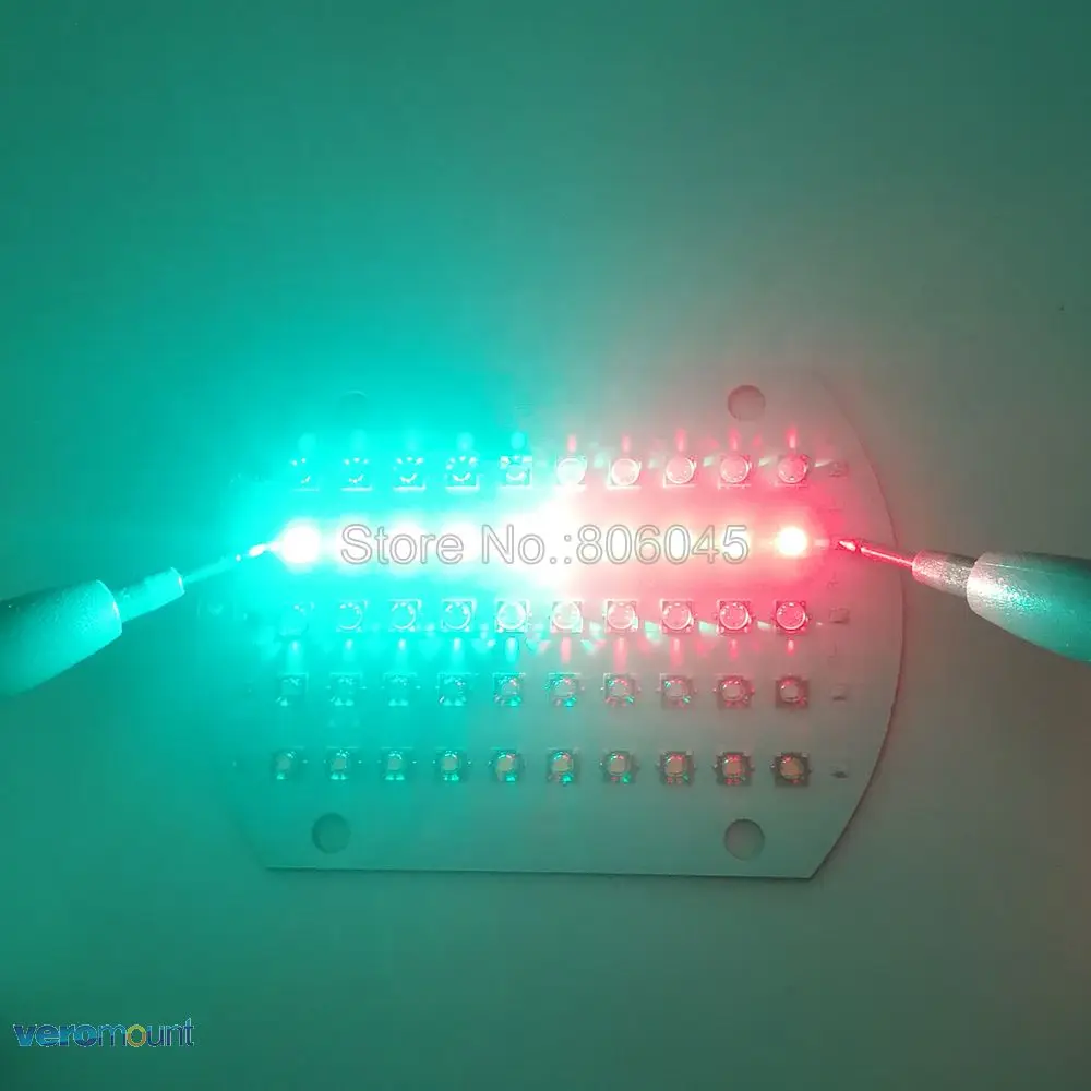 5 каналов аквариум 50 LED s эмиттер ламсветильник Cree XPE XP E 4500K 450NM Epi светодиодный 395NM