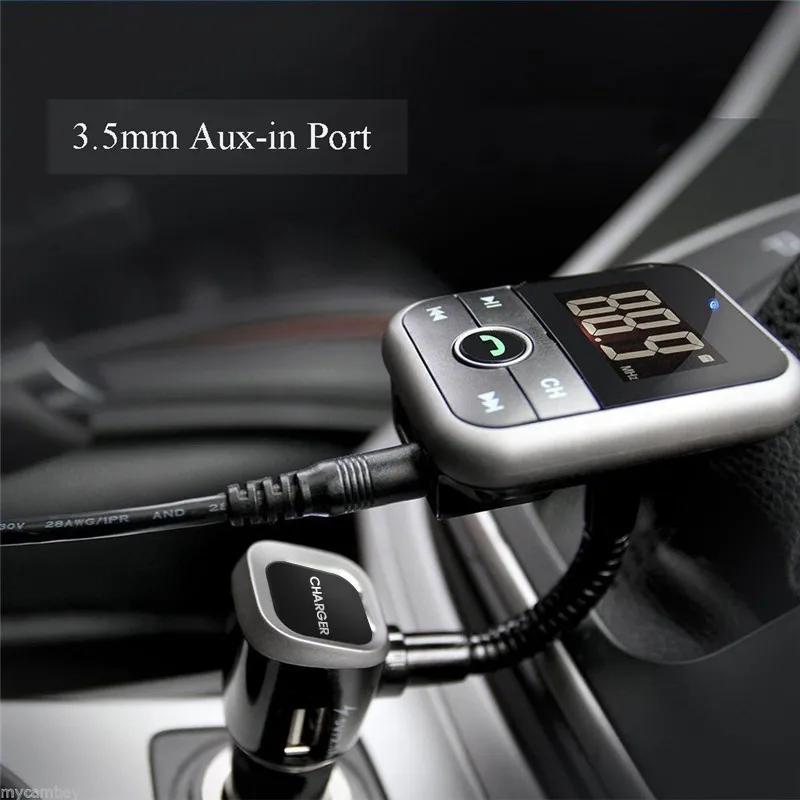 ANLUD Bluetooth Fm трансмиттер с USB разъемом для авто автомобильный mp3 плеер поддержка CD